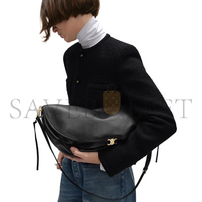 CELINE HALFMOON SOFT TRIOMPHE BAG IN SUPPLE SHINY LAMBSKIN 124142T88.38NO (46*19*10cm) CELINE HALFMOON SOFT TRIOMPHE BAG IN SUPPLE SHINY LAMBSKIN 124142T88.38NO (46*19*10cm)